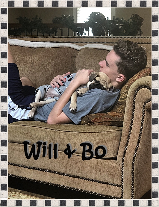 A young man and his dog