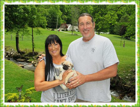 Charlie/Sonny Boy with his new family - smiles all around - Fawn Pug Puppies | Dogs are our link to paradise, they don't know evil or jealousy or discontent.