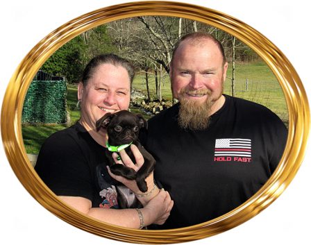 Steve & Angi love their chocolate smooth-coat Brussels - Multiple Color Pugs Puppies | If dogs could talk, perhaps we would find it as hard to get along with them as we do with people.