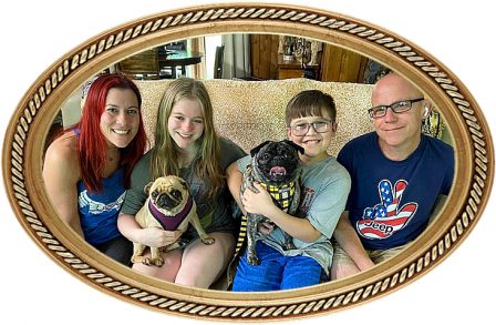 The Hensley Family now has two Blue Ridge Pugs - Multiple Color Pugs - Puppies and Adults | The one absolutely unselfish friend that man can have in this selfish world, the one that never deserts him, the one that never proves ungrateful or treacherous, is his dog.